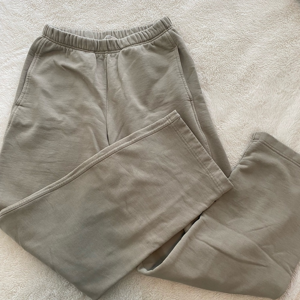 Wilfred Wide Leg Pants in Light Gray